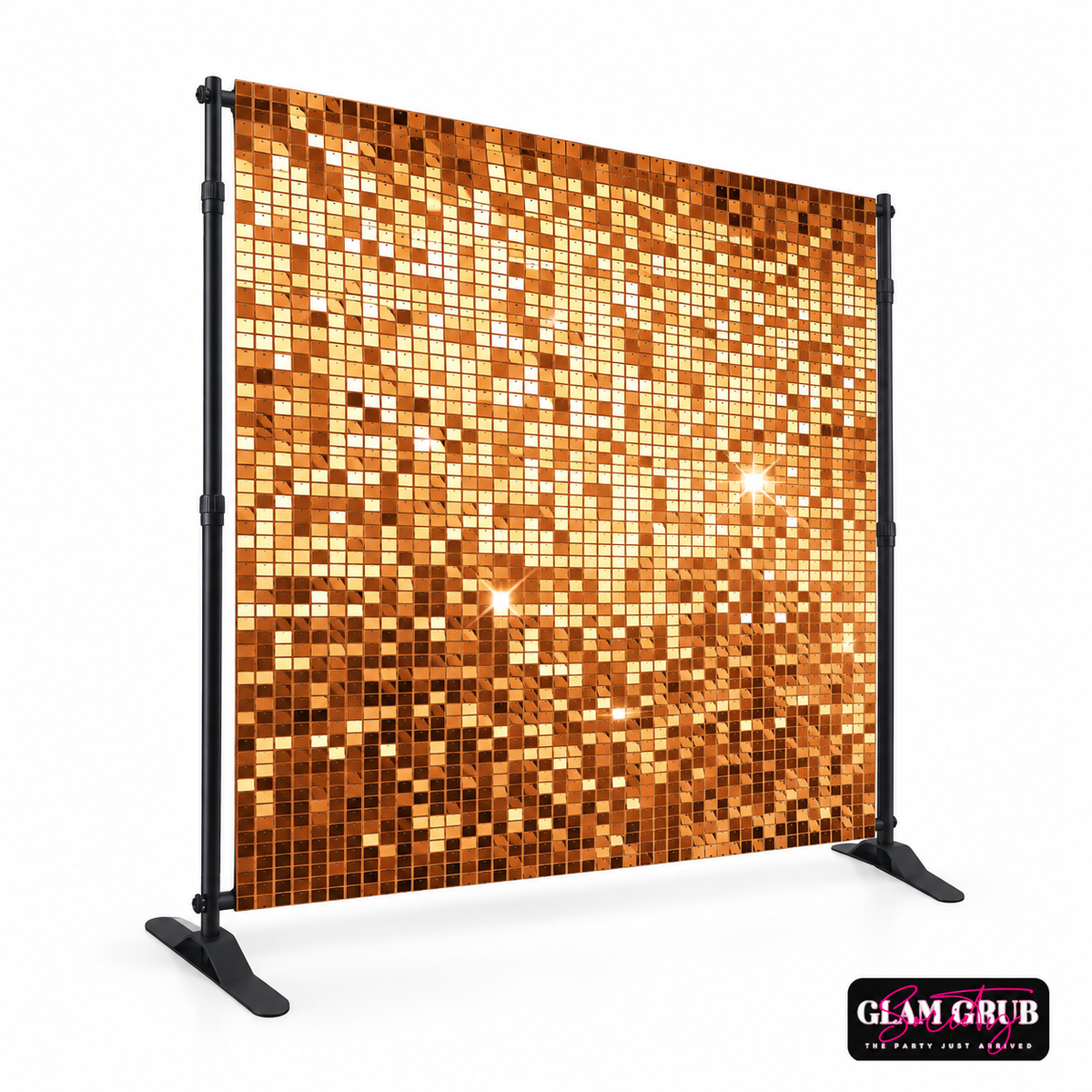 The Amber Afterglow Shimmer Wall