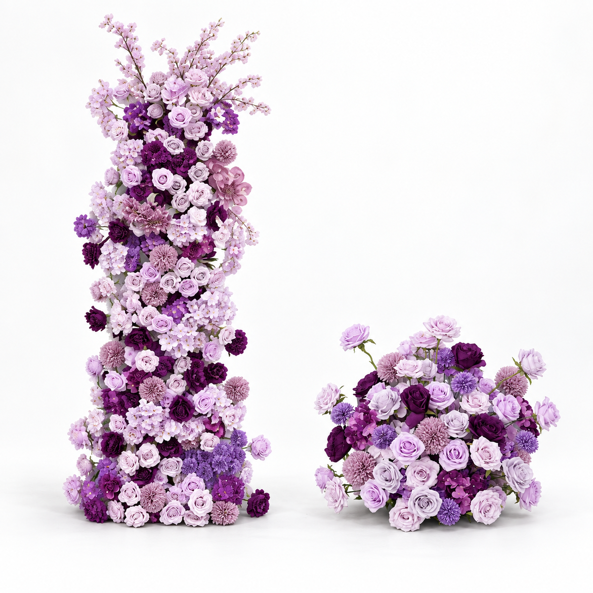 Amethyst Dream Floral Statement Duo