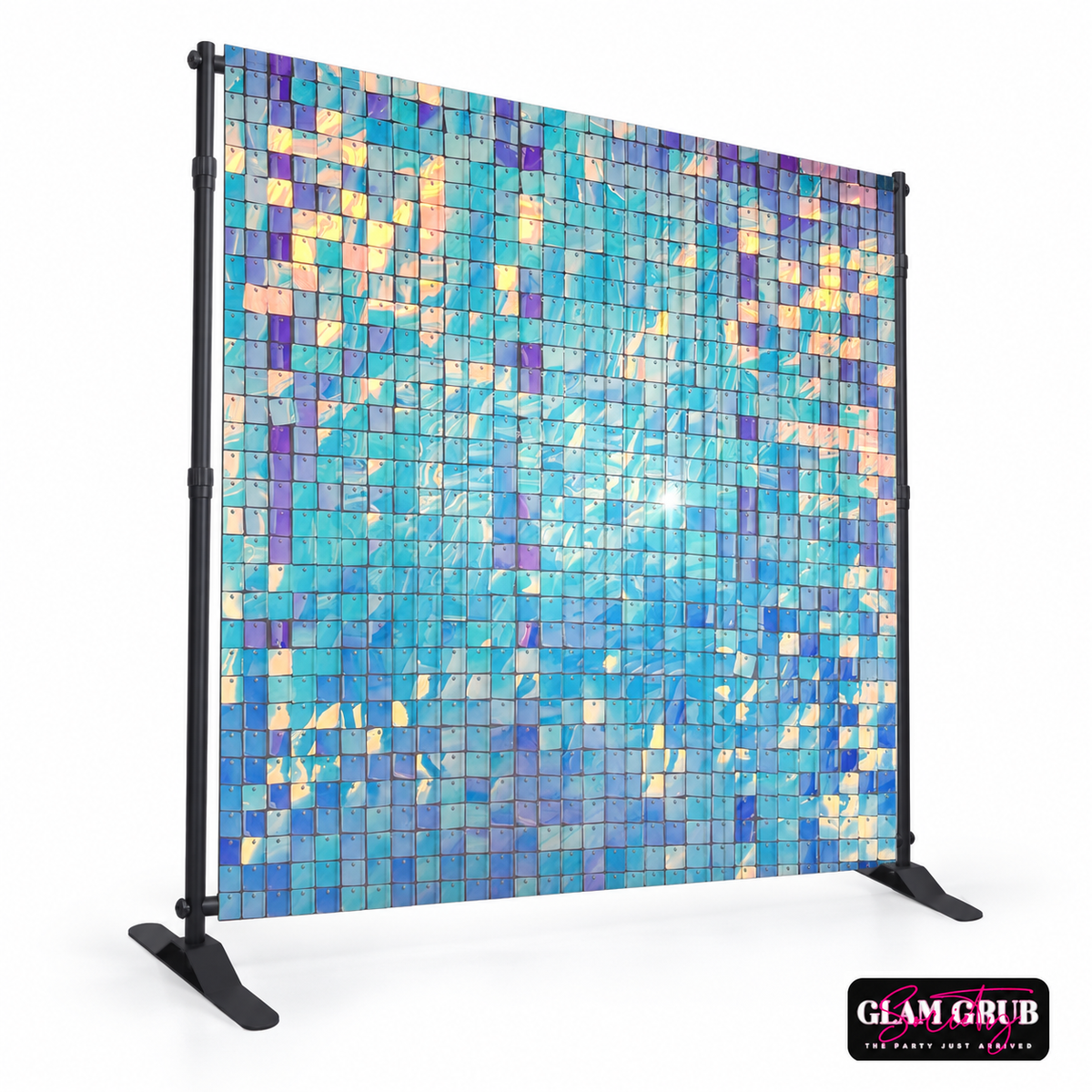 The Aqua Aurora Shimmer Wall