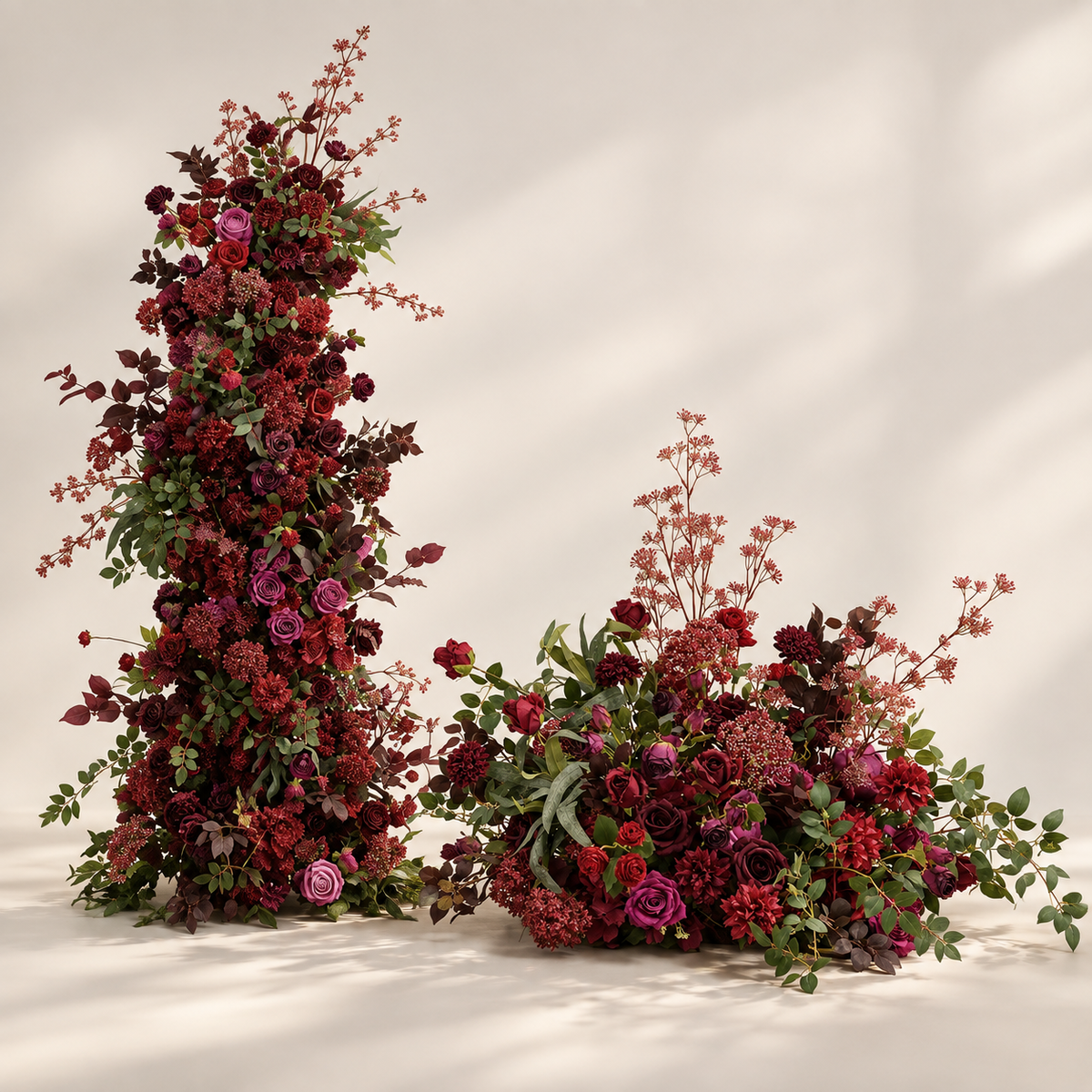 Bordeaux After Dark Floral Statement Set