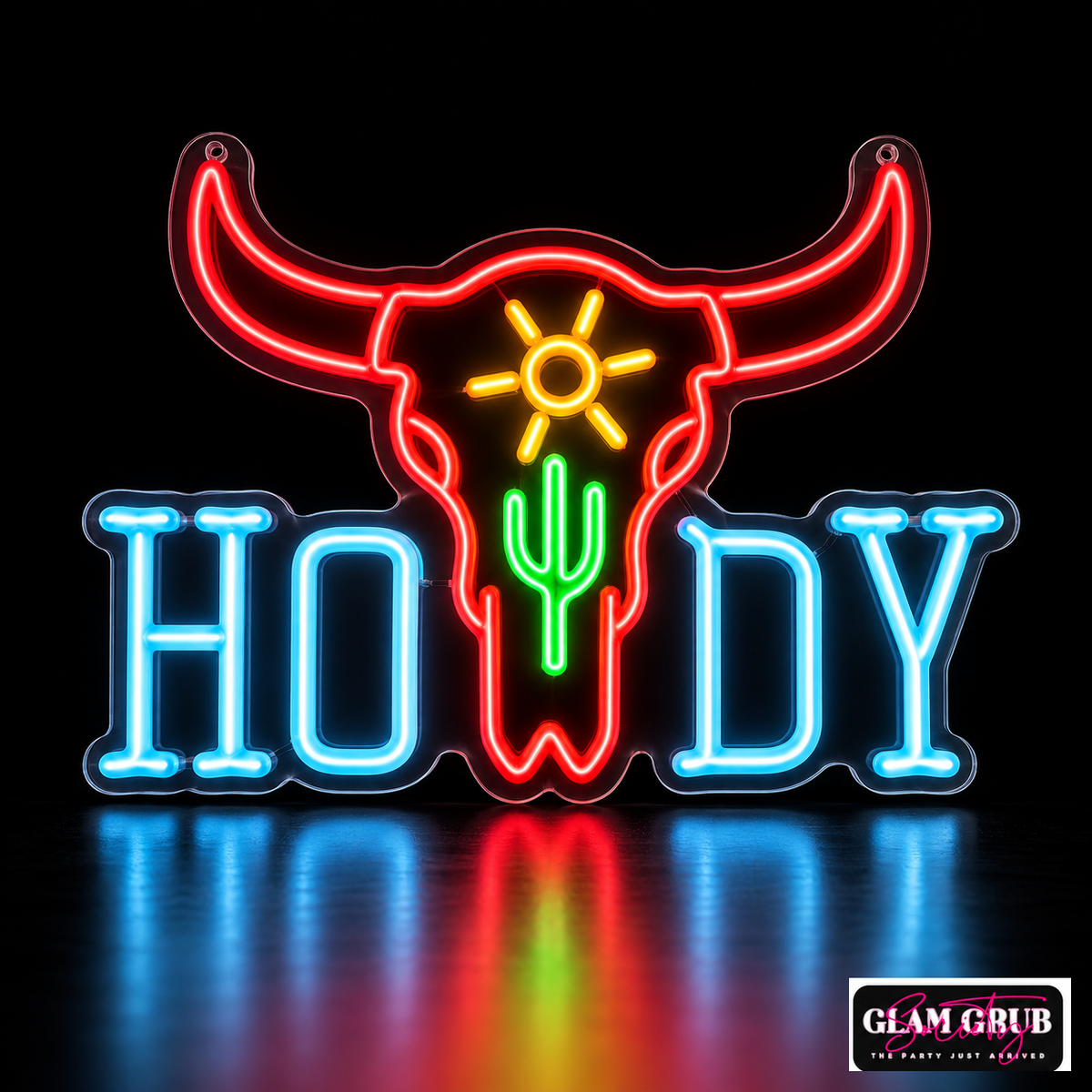 The Desert Howdy Neon