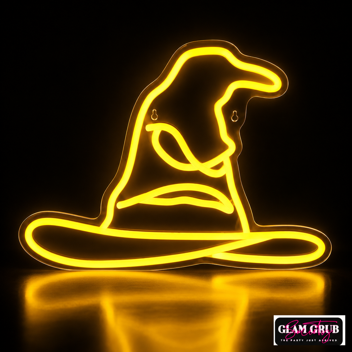 The Golden Sorting Hat Neon