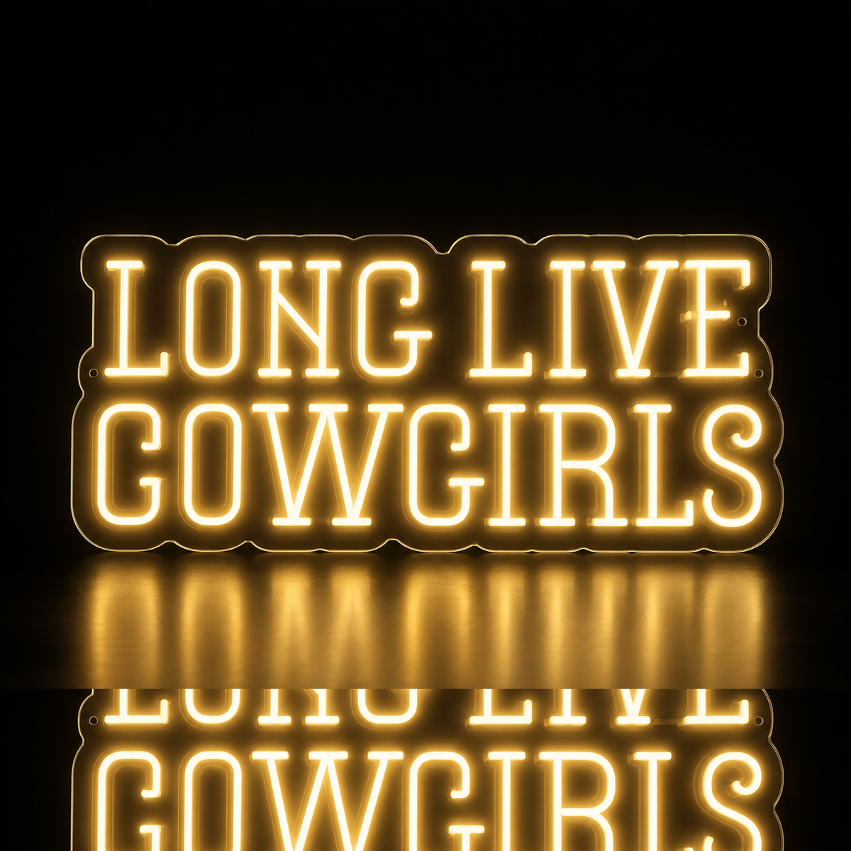 The Cowgirl Forever Neon
