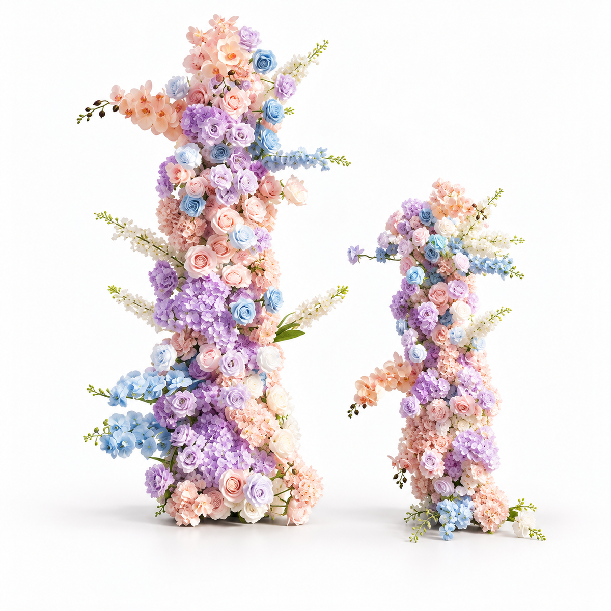 Pastel Reverie Floral Statement Duo