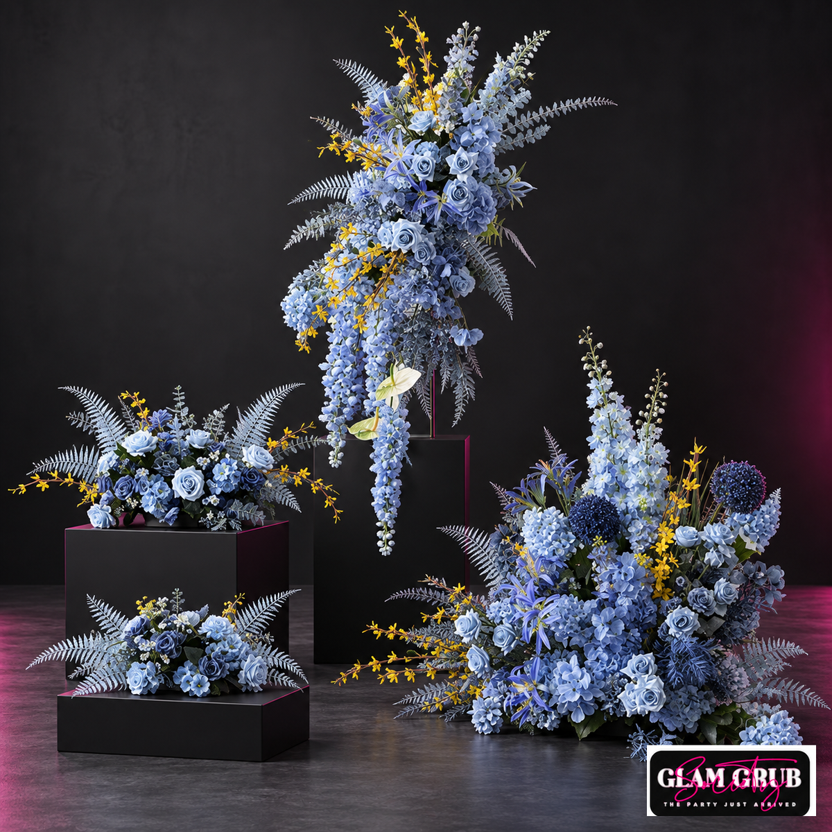 The Sapphire Garden Floral Collection