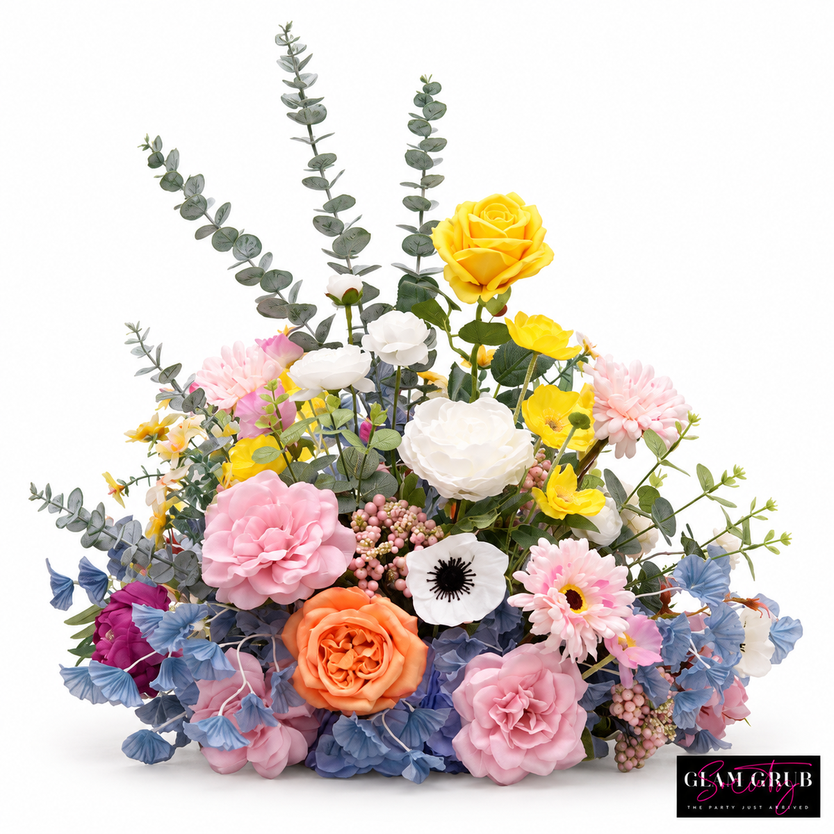Sunlit Blush Garden Floral Arrangement