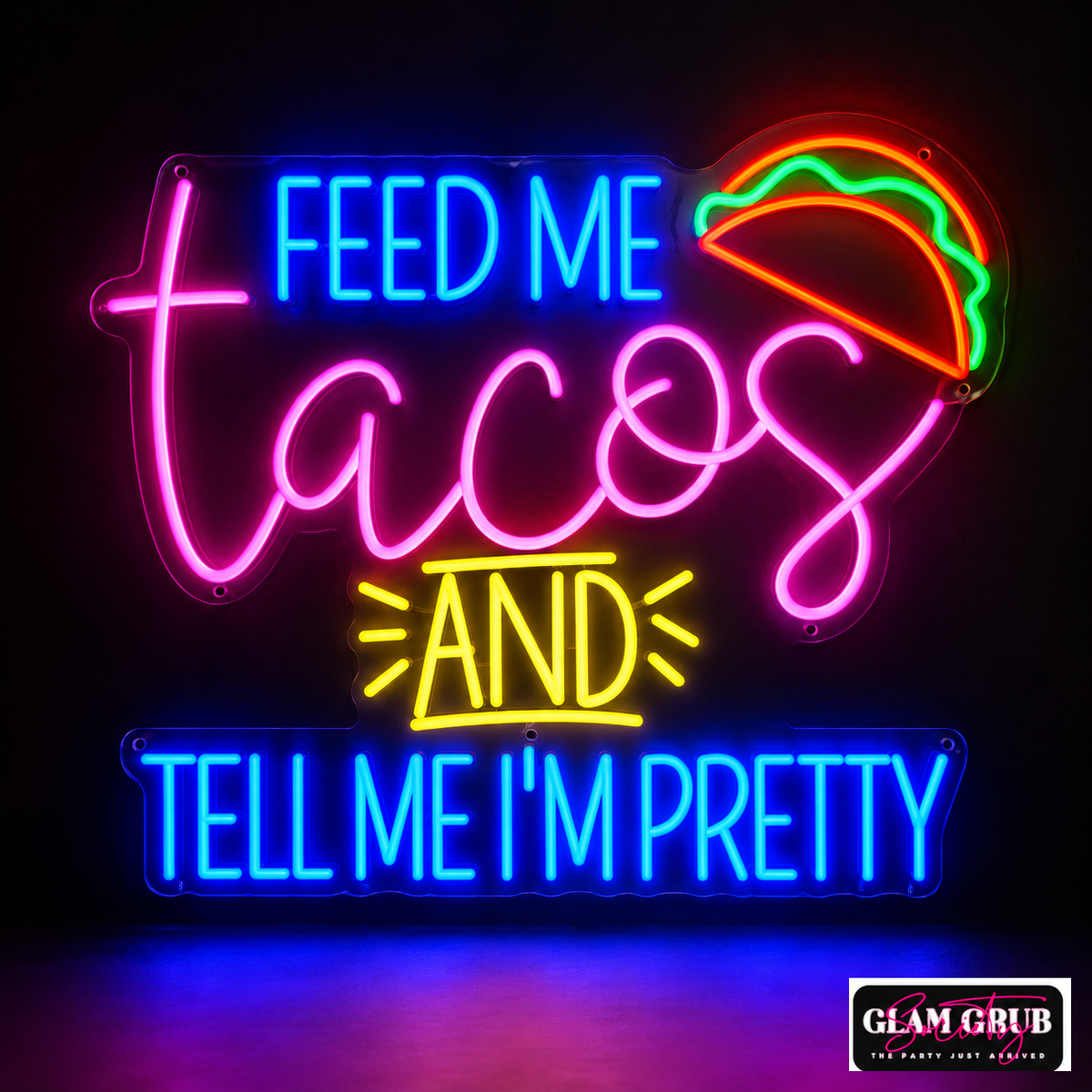 The Taco Belle Neon