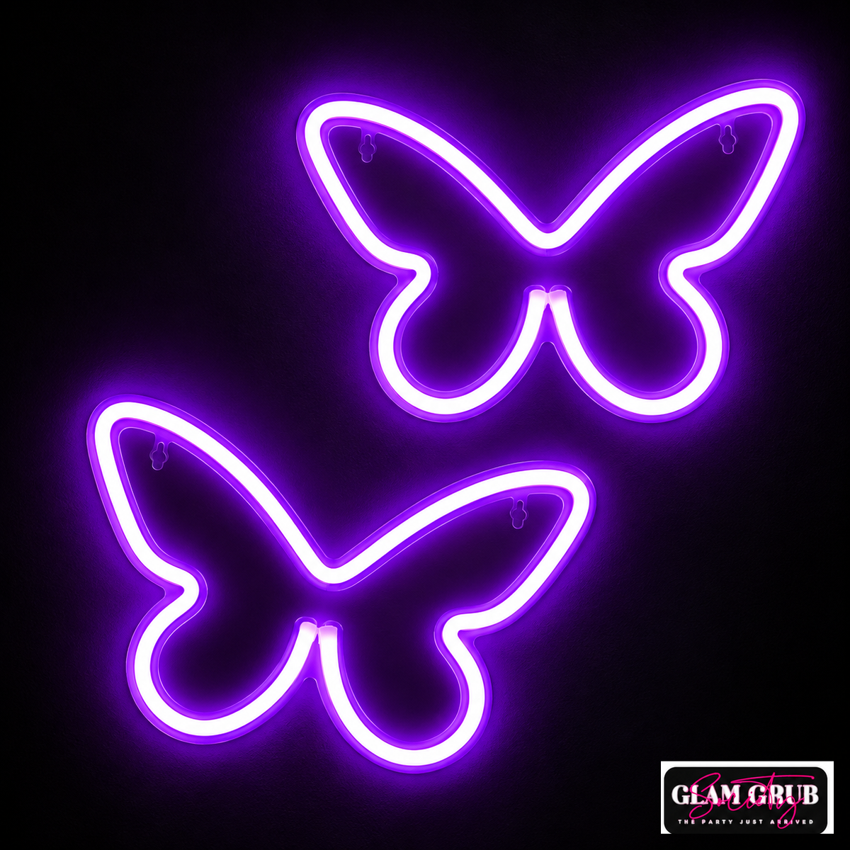 The Violet Flutter Neon Duo