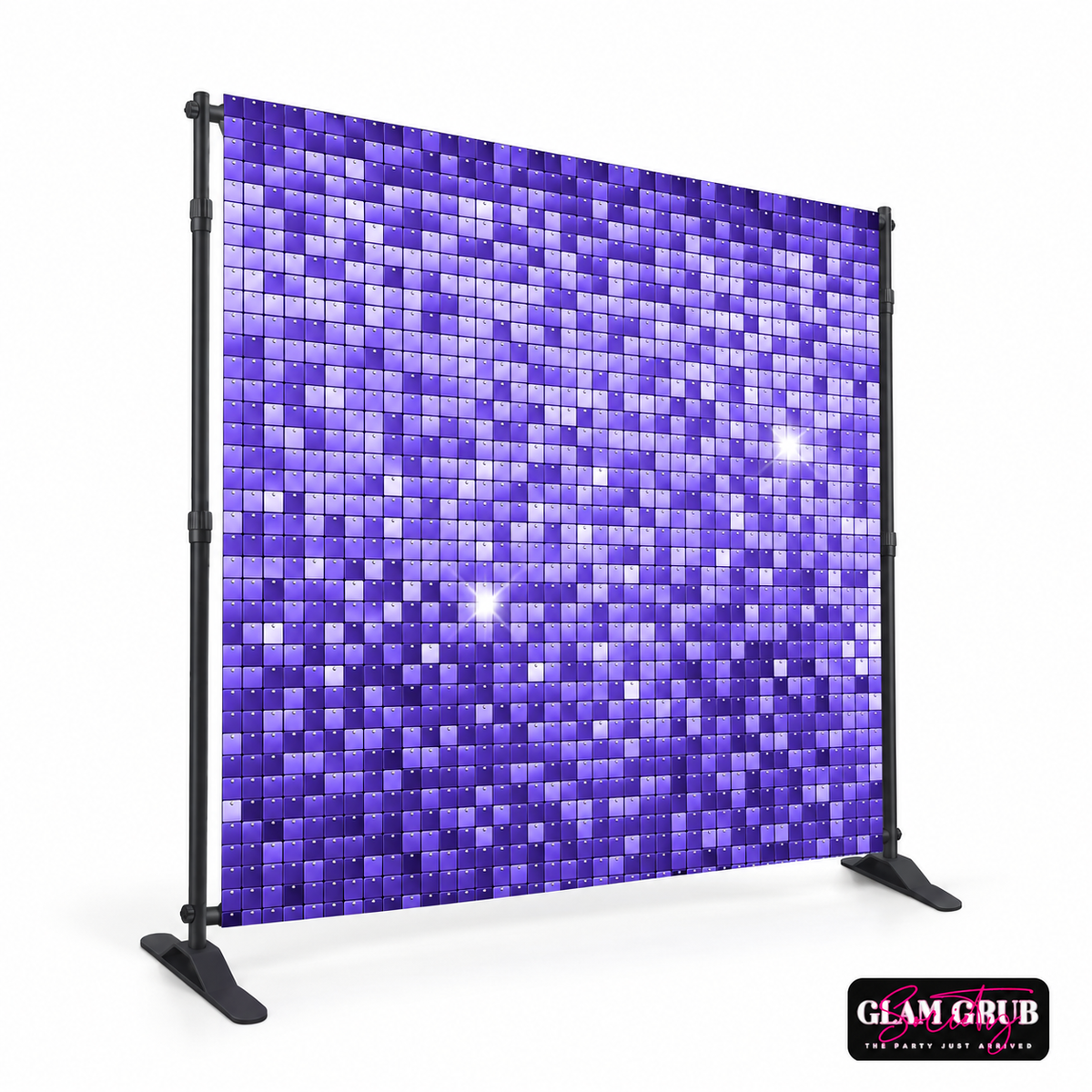 The Violet Velvet Shimmer Wall
