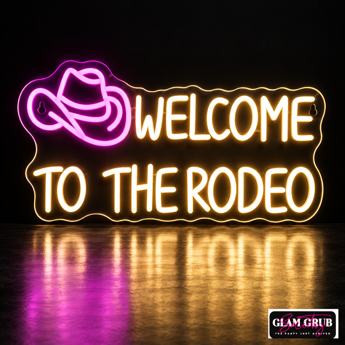 The Rodeo Welcome Neon